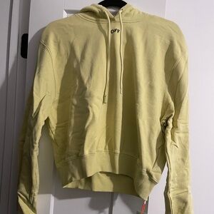 OFF WHITE yellow hoodie